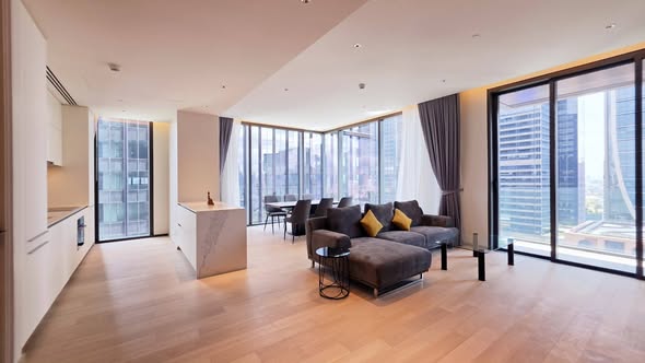 living room and room interior of EI8HTEEN SEVEN