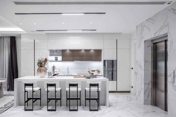 kitchen of Ekamai Luxury Home