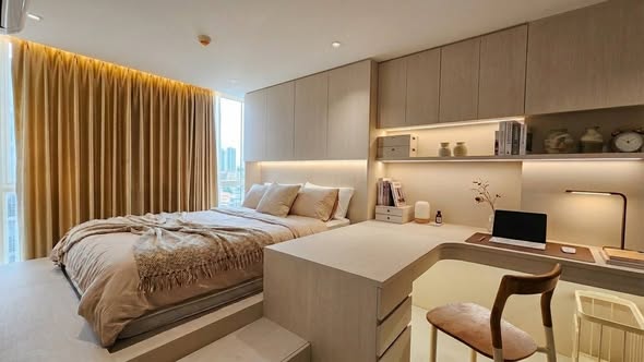 bedroom of ELEMENTS SRINAGARINDRA CONDO