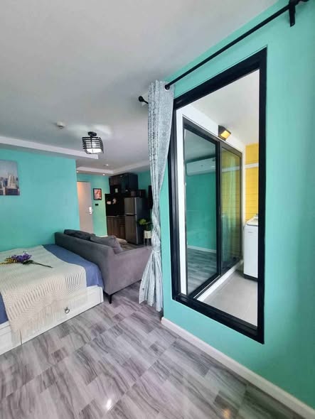 bedroom and room interior of Estanan Condo Pattaya