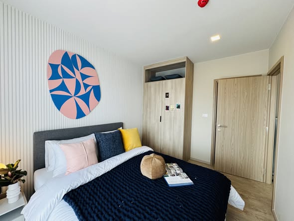 bedroom of Feel Condo Pinklao – Charan 59