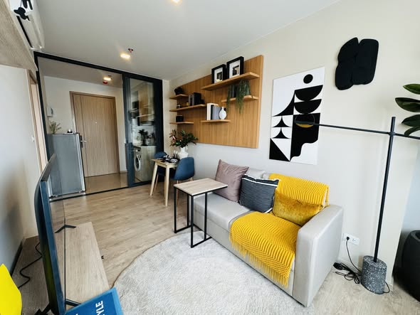 living room of Feel Condo Pinklao – Charan 59