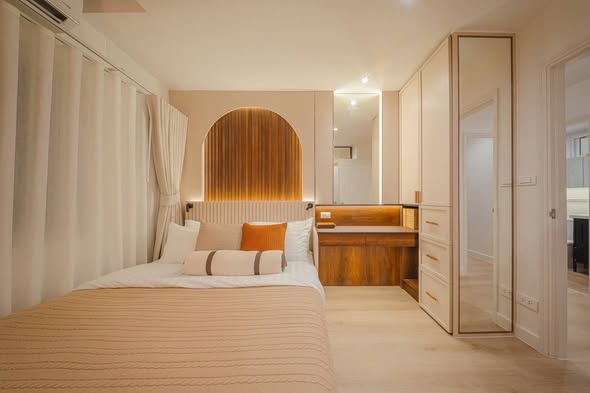 bedroom of Fortune CondoTown
