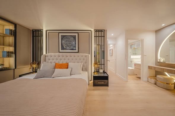 bedroom of Fortune CondoTown