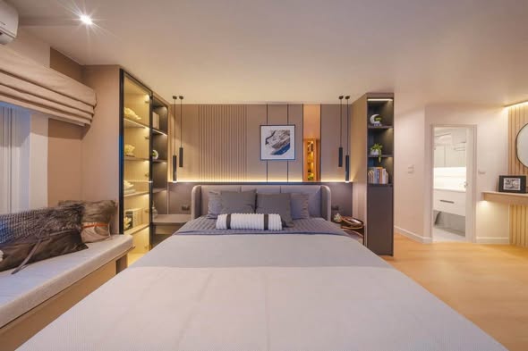 bedroom of Fortune CondoTown