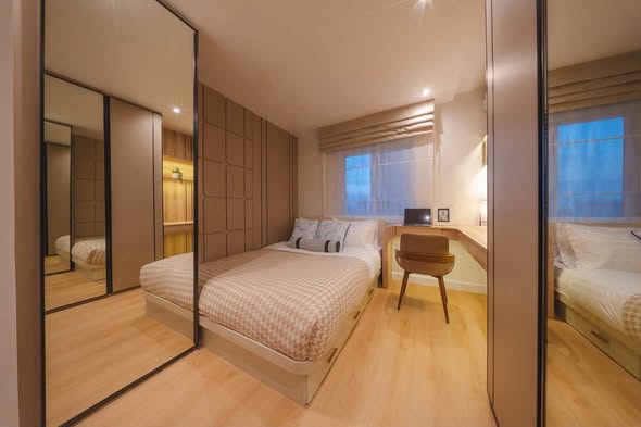 bedroom and room interior of Fortune CondoTown