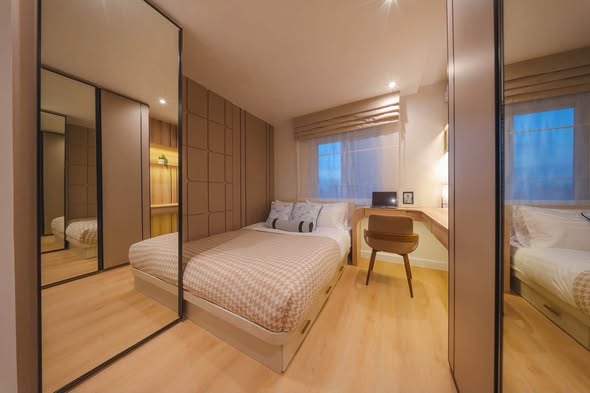 bedroom and room interior of Fortune CondoTown