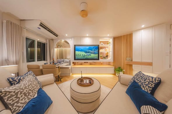 living room and bedroom of Fortune CondoTown