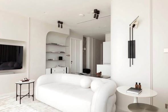 bedroom and living room of Four Seasons Private Residences