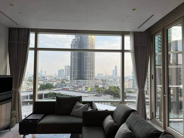 living room and bedroom of Four Seasons Private Residences
