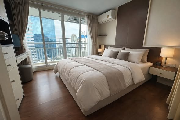 bedroom of Grand Park View Asok