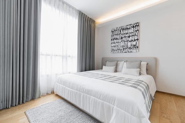 bedroom of H Sukhumvit 43 Condominium