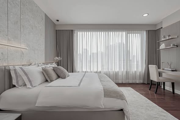 bedroom of Hampton Thonglor 10 แฮมป์ตัน ทองหล่อ 10