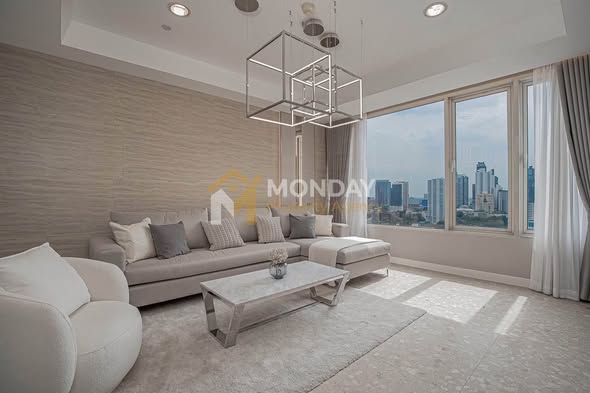 bedroom and living room of Hampton Thonglor 10 แฮมป์ตัน ทองหล่อ 10