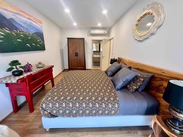 bedroom of Hasu Haus