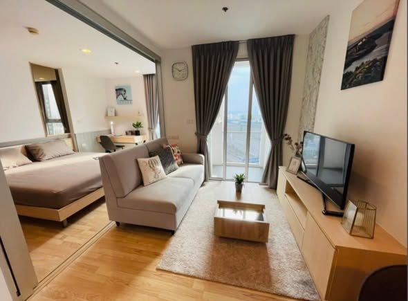 bedroom and living room of Haus 23 Condo