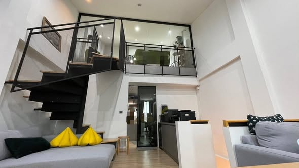 living room of Haus Niche แจ้งวัฒนะ