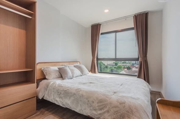bedroom of HI Kaset-Sena Nikhom Station by AOS