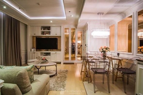 living room and room interior of HQ by Sansiri
