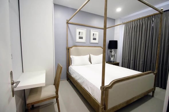 bedroom of I-NINE Pool Villa