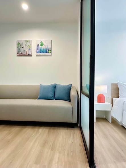 bedroom and living room and room interior of iCondo Activ Pattanakarn