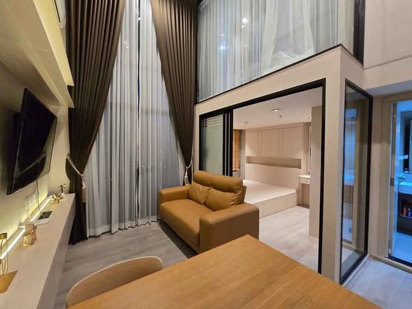 bedroom and living room and room interior of Ideo Charan 70 – Riverview
