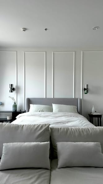 bedroom of Ideo Mobi Rang Nam