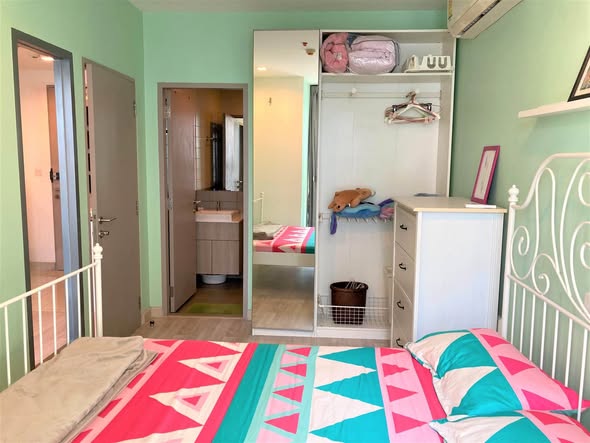 bedroom of Ideo Mobi Sukhumvit 81
