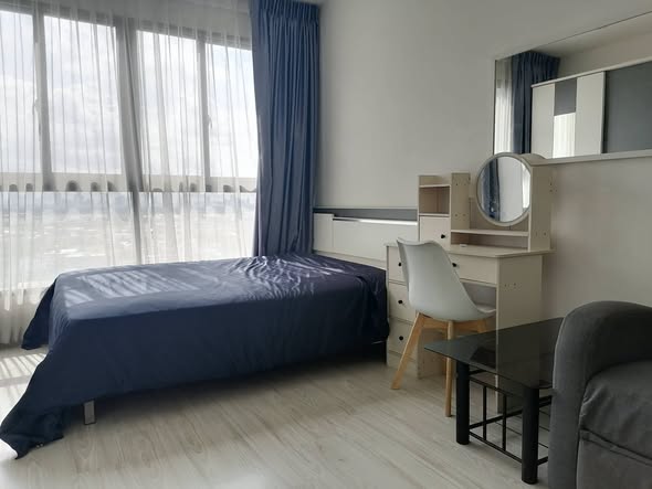 bedroom of Ideo Mobi Sukhumvit Eastgate