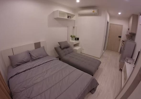 bedroom of Ideo Mobi Sukhumvit Eastgate