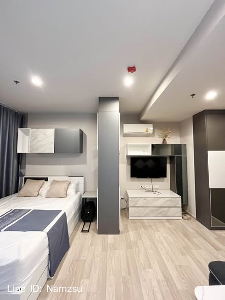 bedroom of Ideo Mobi Sukhumvit Eastpoint
