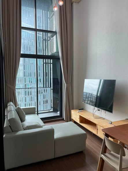 bedroom and living room of Ideo New Rama 9