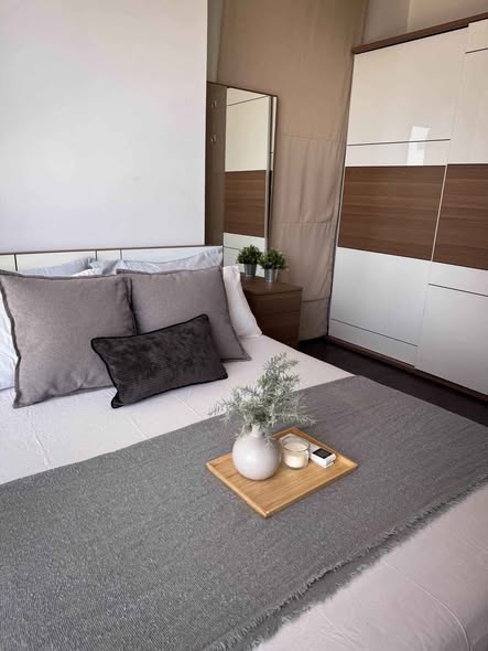 bedroom of Ideo Q Phaya Thai