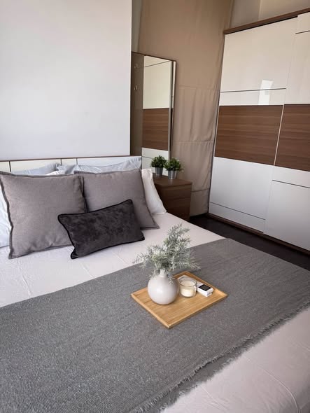 bedroom of Ideo Q Phaya Thai