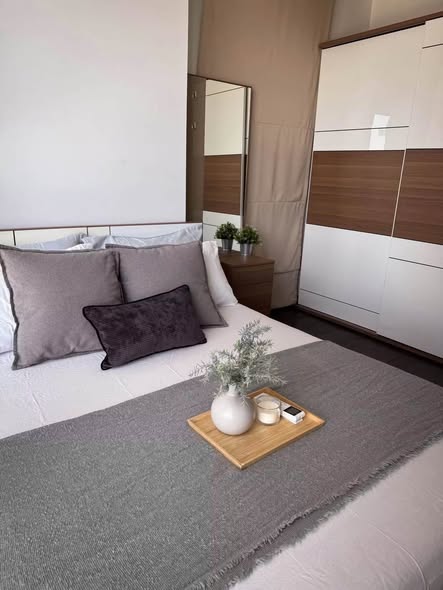 bedroom of Ideo Q Phaya Thai