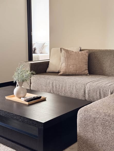 living room and room interior of Ideo Q Phaya Thai