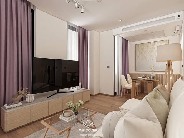 bedroom and living room of Ideo Q Sukhumvit 36