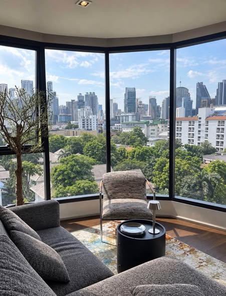 bedroom and living room of Ideo Q Sukhumvit 36