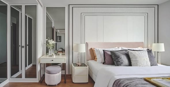 bedroom and room interior of Ideo Q Sukhumvit 36