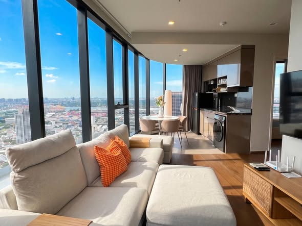 living room of Ideo Q Sukhumvit 36