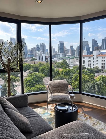 living room of Ideo Q Sukhumvit 36