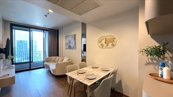 living room of Ideo Q Sukhumvit 36
