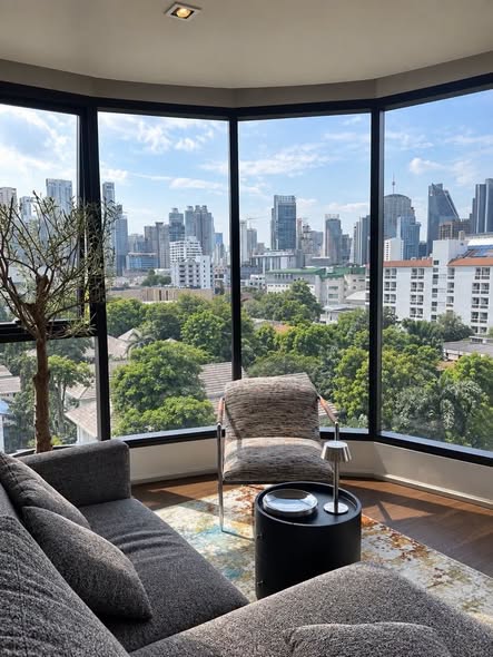 living room of Ideo Q Sukhumvit 36
