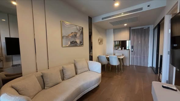 living room of Ideo Q Sukhumvit 36