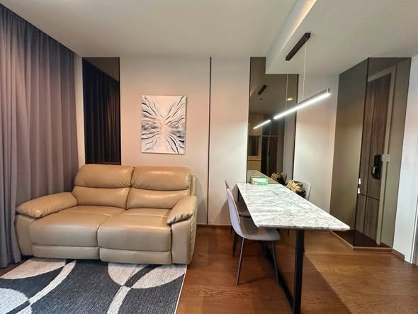 living room and bedroom of Ideo Q Sukhumvit 36
