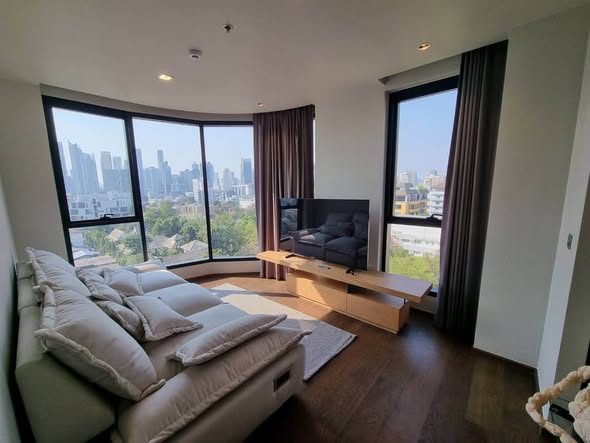 living room and bedroom and room interior of Ideo Q Sukhumvit 36