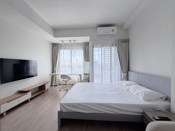 bedroom of IDEO Rama9 – Asoke