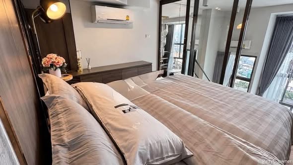 bedroom of IDEO Rama9 – Asoke