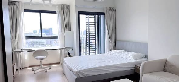 bedroom of IDEO Rama9 – Asoke