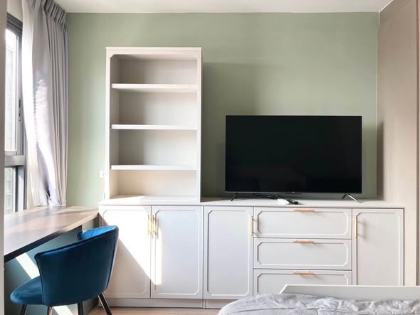 bedroom and room interior of IDEO Rama9 – Asoke